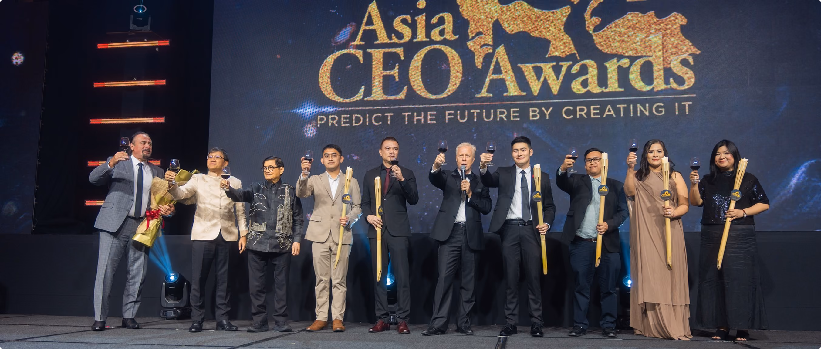 Asia CEO Awards ceremony stage at Marriott Manila Hotel